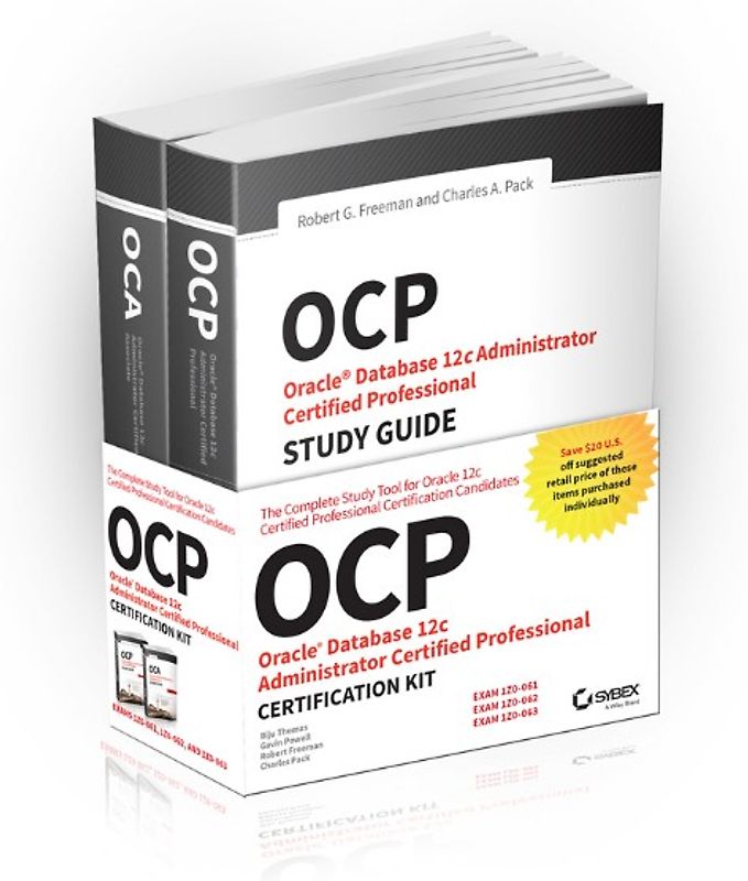OCP Oracle Certified Professional on Oracle 12c Certification Kit