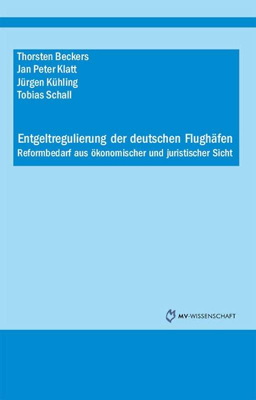 Entgeltregulierung der deutschen Flughäfen