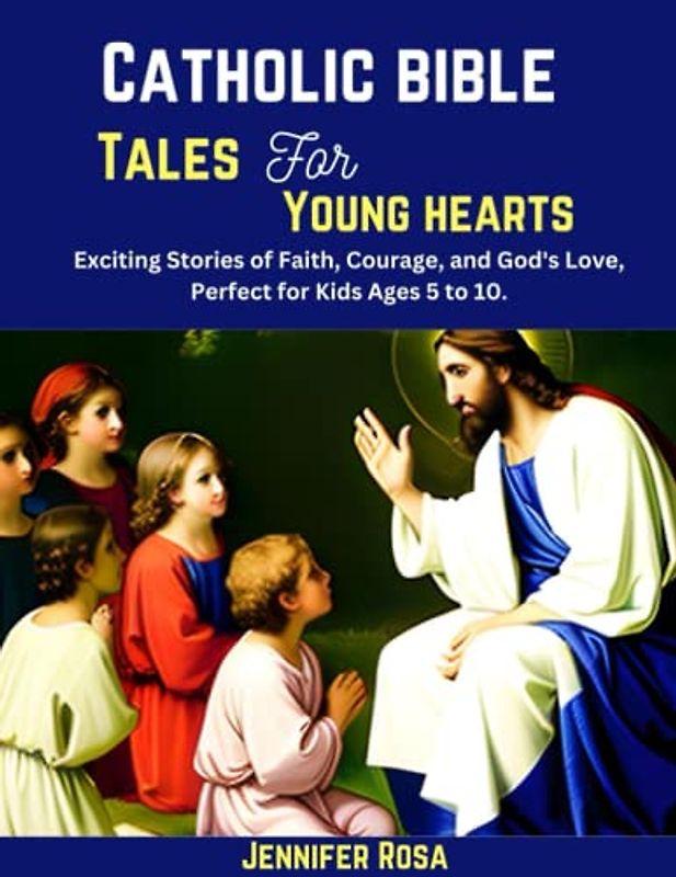 Catholic bible Tales for Young Hearts: Exciting Stories of Faith, Courage, and God's Love, Perfect for Kids Ages 5 to 10