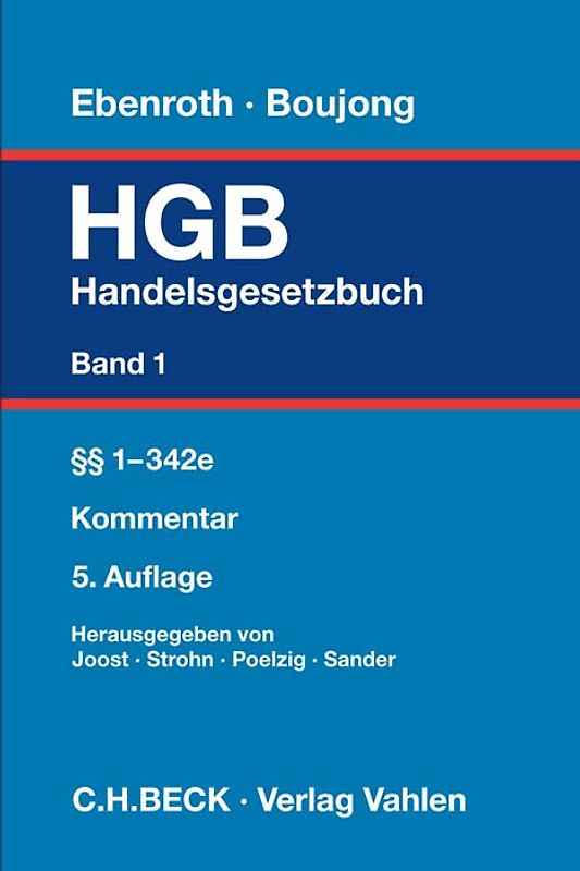 Handelsgesetzbuch Bd. 1: §§ 1-342r