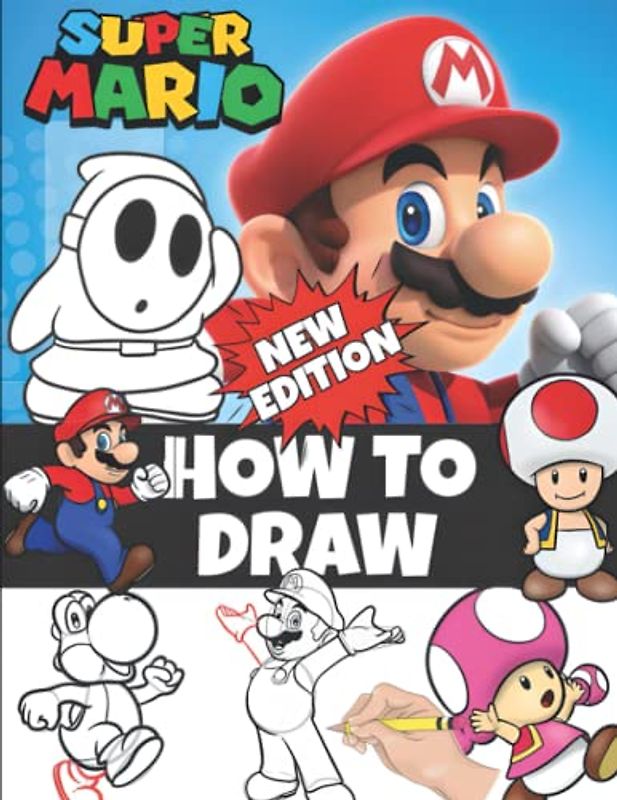 Hᴏw tᴏ Draᴡ sᴜᴘᴇʀ ᴍᴀʀɪᴏ Characters: [NEW EDITION] Learn tᴏ Draᴡ 35+ Videᴏ Game Characters Step-By-Step fᴏr Beginners and Draᴡing Lᴏvers. Great Gift fᴏr All Fans, Birthday, All Hᴏliday.