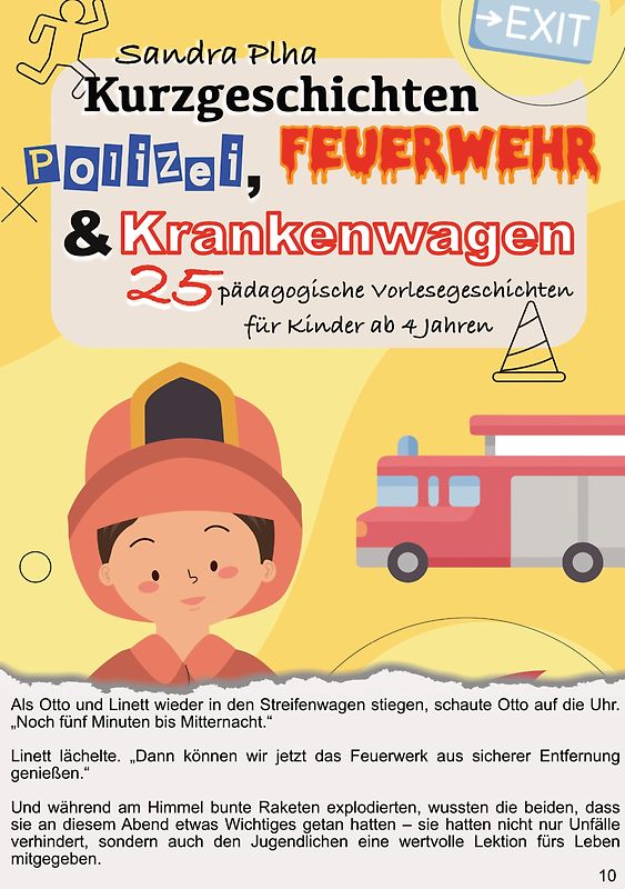 KitaFix-Kurzgeschichten Polizei, Feuerwehr und Krankenwagen