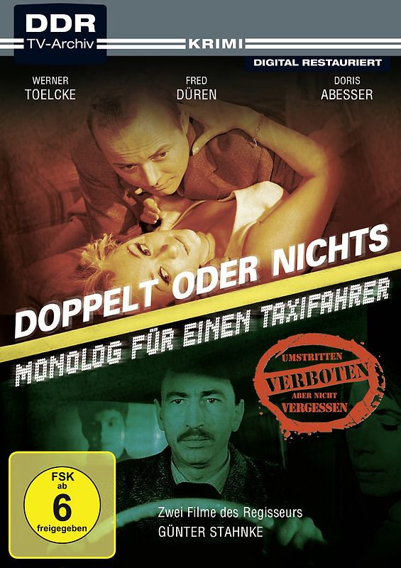 Dopppelt oder Nichts / Monolog für einen Taxifahrer DVD