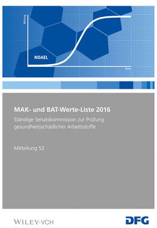 MAK- und BAT-Werte-Liste / MAK- und BAT-Werte-Liste 2016