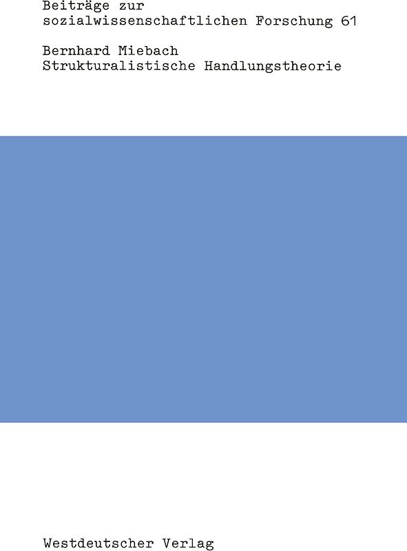 Strukturalistische Handlungstheorie