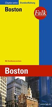 Falk Stadtplan Extra Boston