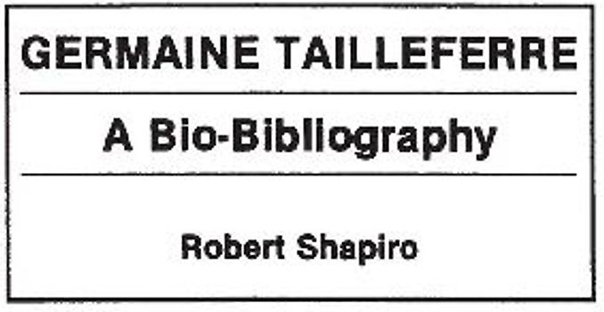 Germaine Tailleferre