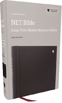 Net Bible, Large Print Thinline with Cross References, Hardcover, Comfort Print