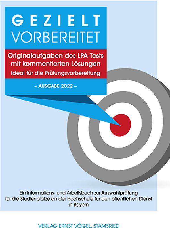 Gezielt vorbereitet - Originalaufgaben des LPA-Tests mit kommentierten Lösungen - Ideal für die Prüfungsvorbereitung