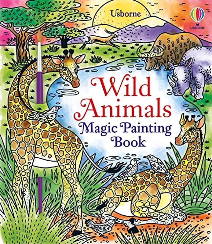 Wild Animals Magic Painting Book (Magic Painting Books)