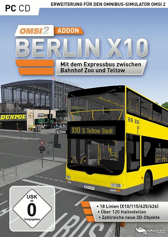 OMSI 1&2 - Berlin X10 (Add-On) PC Spiele