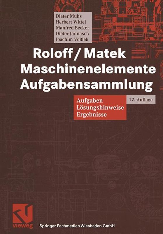Roloff/Matek Maschinenelemente Aufgabensammlung