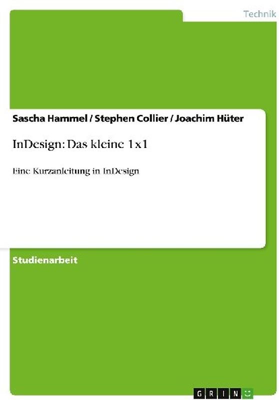InDesign: Das kleine 1x1
