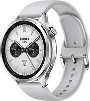 Xiaomi Watch S4 41 mm boîtier aluminium avec bracelet fluorélastomère argent