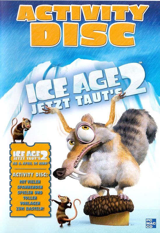 Ice Age 2 - Jetzt taut´s: Activity Disc PC Spiele