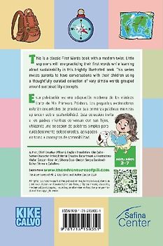 First Words for Little Explorers. Bilingual Book English - Spanish.