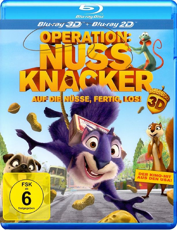 Operation: Nussknacker - Auf die Nüsse, fertig, los! 3D [inkl. 2D-Version] 3D Blu-ray Disc