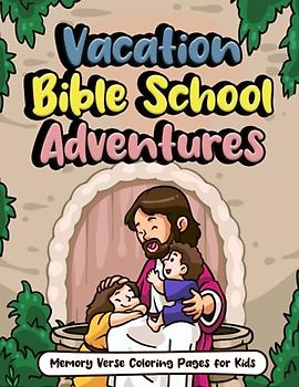 Vacation Bible School Adventures: Memory Verse Coloring Pages for Kids