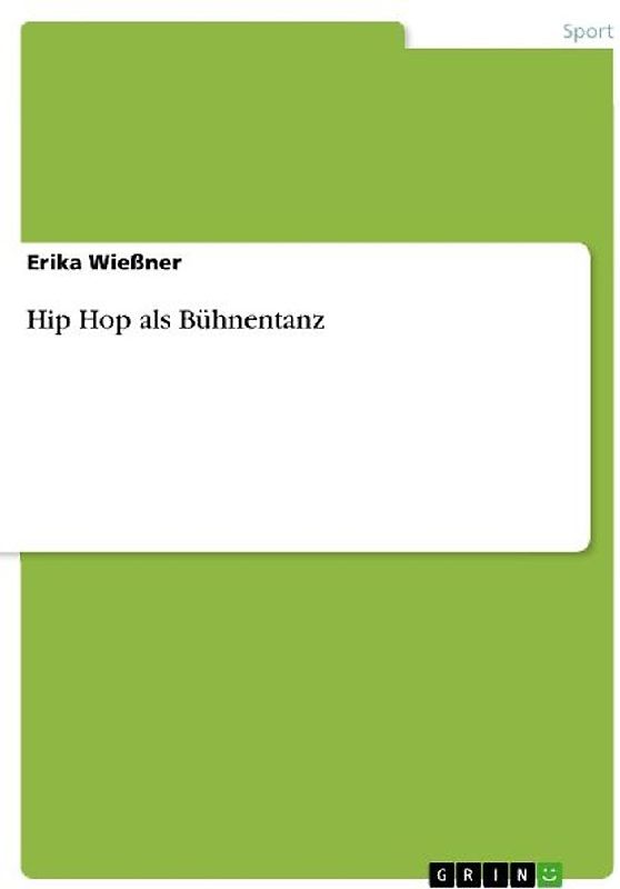 Hip Hop als Bühnentanz