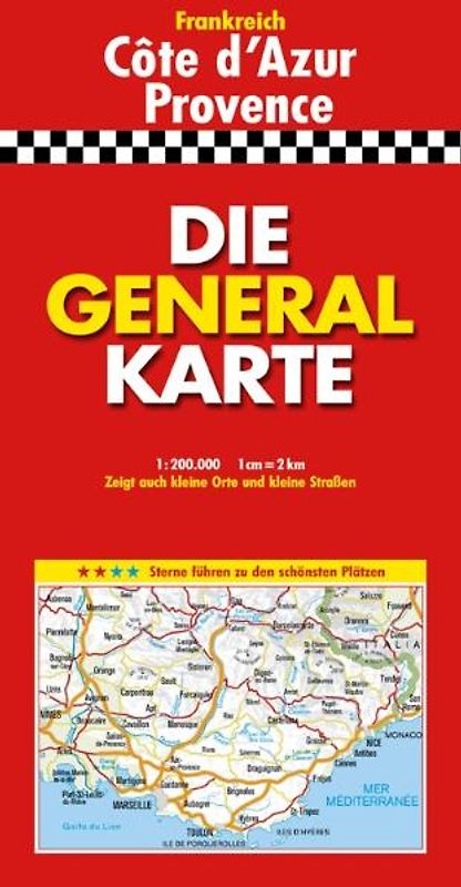 Côte d'Azur /Provence. 1:200000