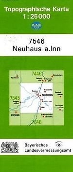 TK25 7546 Neuhaus a.Inn