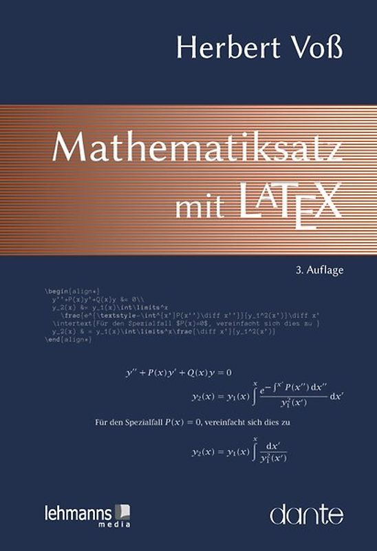 Mathematiksatz mit LaTeX