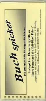 Buchspicker: Übersetzungshilfe zu "Harry Potter and the Half-Blood Prince"