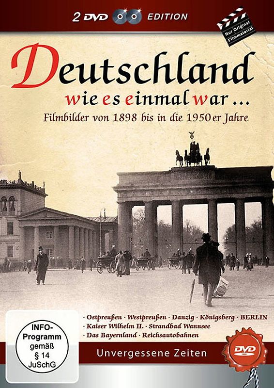 Deutschland wie es einmal war... Filmbilder von 1898 bis in die 1950er Jahre [2 DVDs] DVD