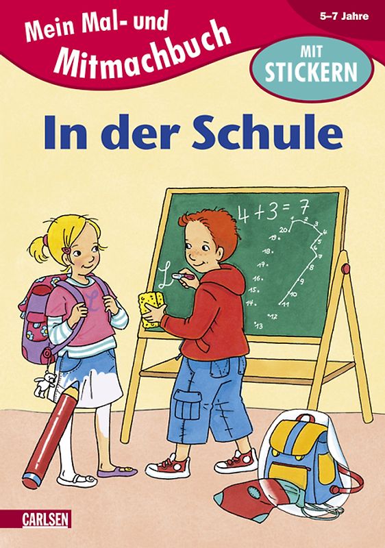 Mal- und Mitmachbuch, Band 15: In der Schule