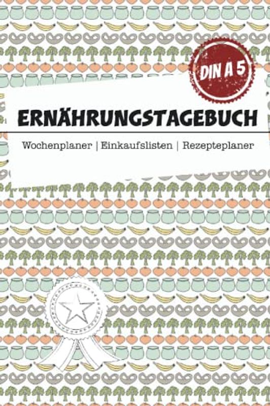 Ernährungstagebuch zum Ausfüllen - mein Abnehmtagebuch im praktischen DIN-A5-Format: Dein Ernährungstagebuch, Essenstagebuch für die erfolgreiche Ernährungsumstellung !!!