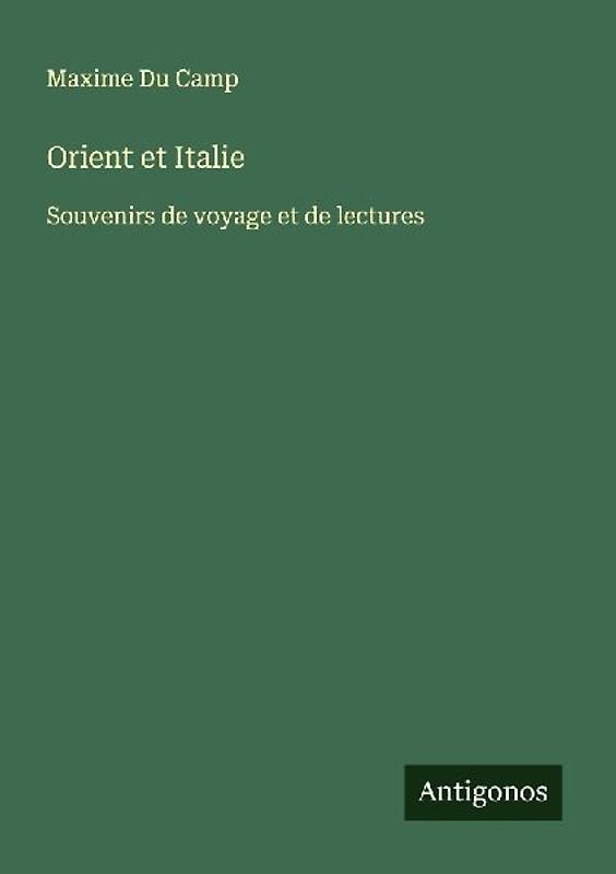 Orient et Italie
