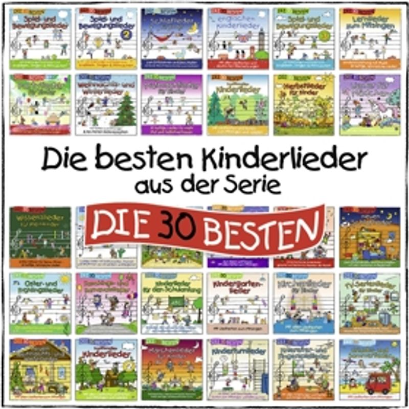 Sommerland,S./Glück,K.& Kita-Frösche,Die - Die Besten Kinderlieder Aus D.Serie Die 30 Besten
