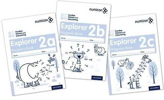 Numicon: Number, Pattern and Calculating 2 Explorer Progress Books ABC (Mixed pack)