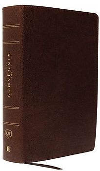 The King James Study Bible, Bonded Leather, Brown, Indexed, Full-Color Edition