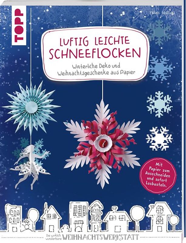 Luftig leichte Schneeflocken