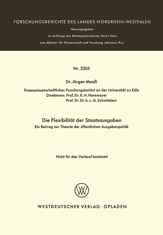 Die Flexibilität der Staatsausgaben