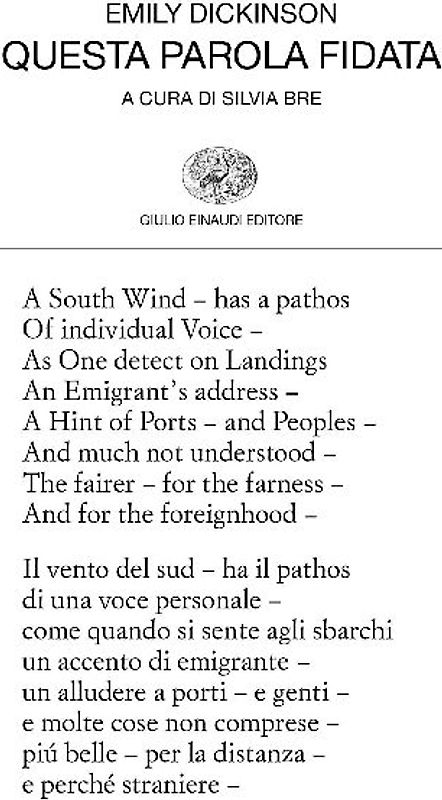 Questa parola fidata. Testo inglese a fronte