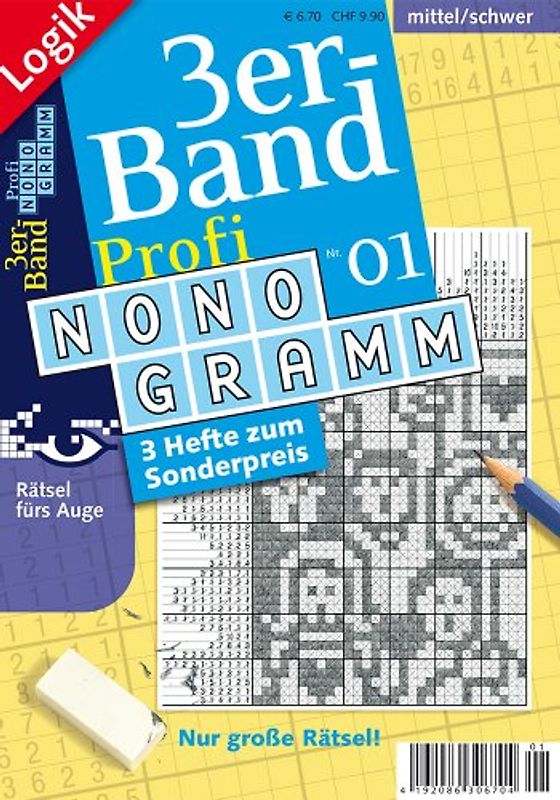 Profi-Nonogramm 3er-Band Nr. 1