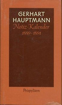 Notiz-Kalender 1889 bis 1891