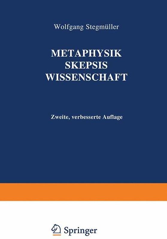 Metaphysik Skepsis Wissenschaft