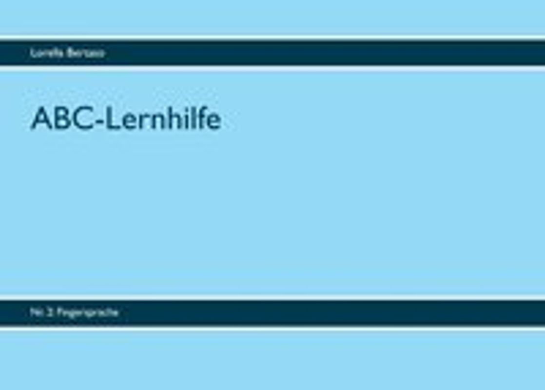 ABC-Lernhilfe. Nr. 2: Fingersprache