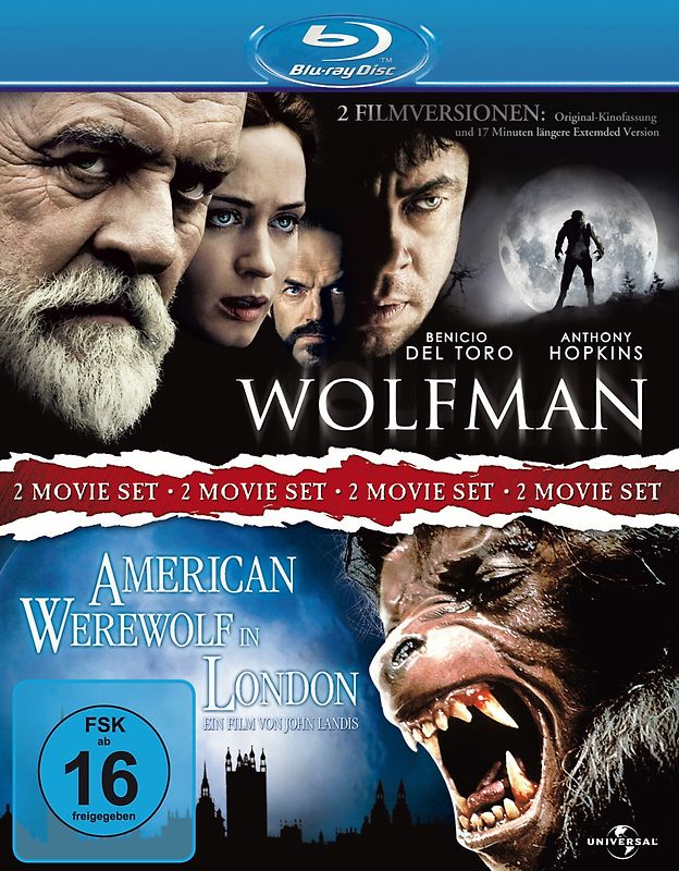Wolfman & American Werewolf Blu-ray Disc