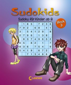 Sudoku für Kinder ab 8, Block 3