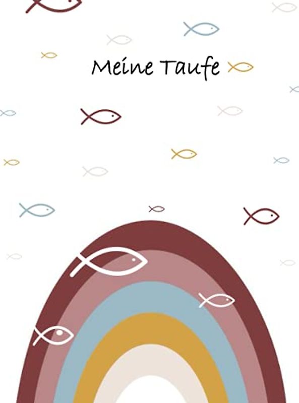 Meine Taufe Gästebuch: Ein tolles Geschenk für das Patenkind zur Taufe von der Patentante oder dem Patenonkel. Modernes Erinnerungsalbum mit Platz für ... Neutrales, aber christliches Design.