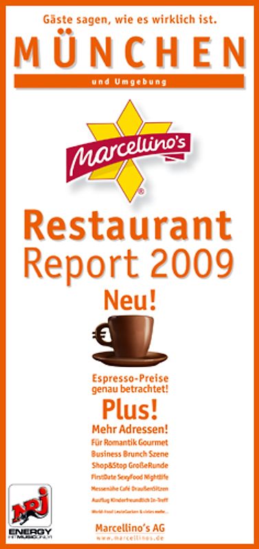 Marcellino's Restaurant Report / München Restaurant Report 2009