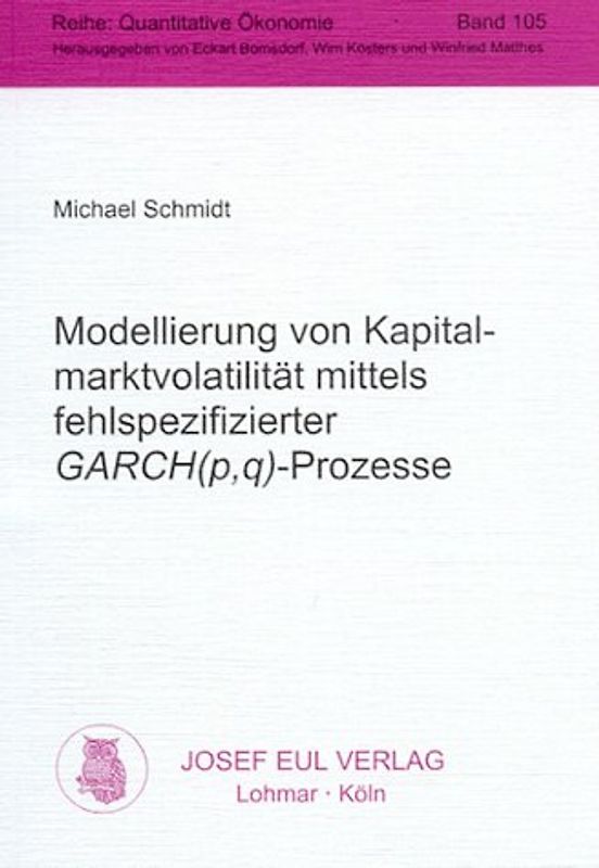 Modellierung von Kapitalmarktvolatilität mittels fehlspezifizierter GARCH(p,q)-Prozesse