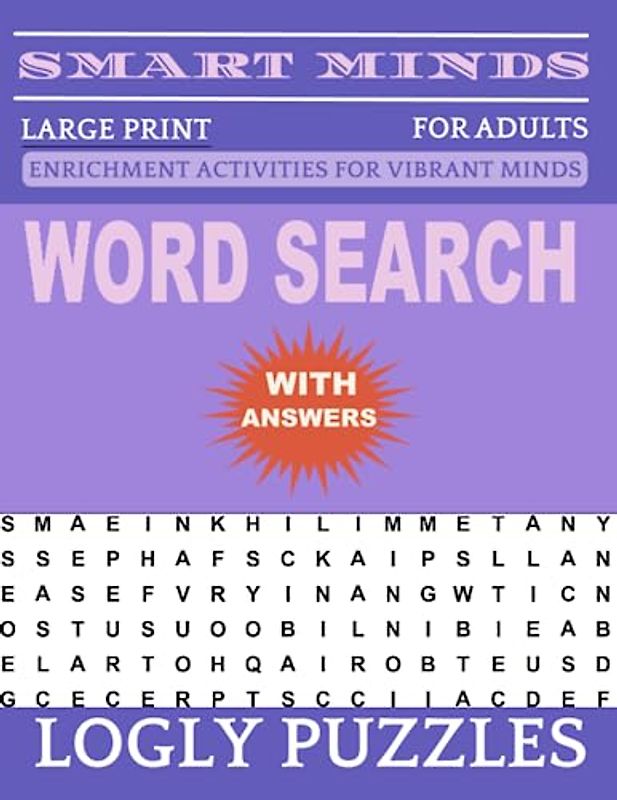 Word Search Book Large Print for Adults: 2400+ words New Fun and Relaxing Puzzles Book for Adults & Seniors with Answers Key