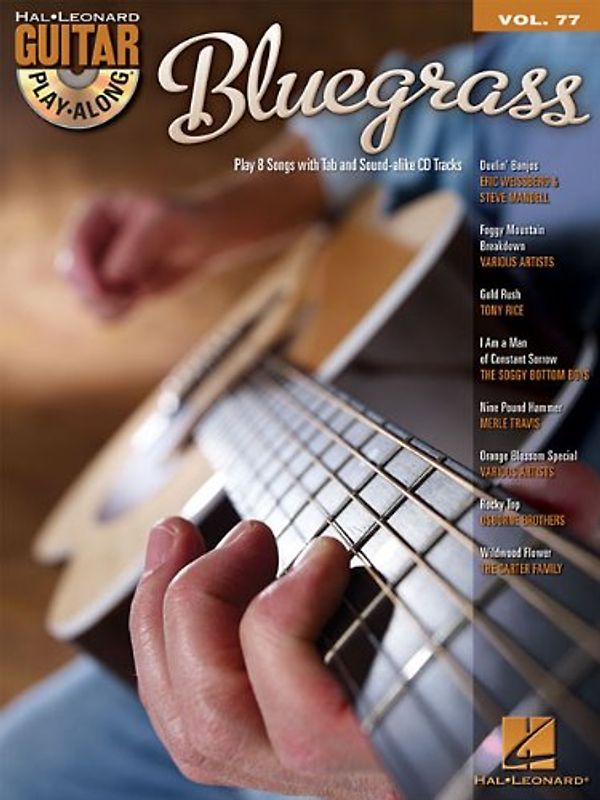 Guitar Play Along Volume 77 Bluegrass Guitar Bk/Cd (Hal Leonard Guitar Play-Along) - Various