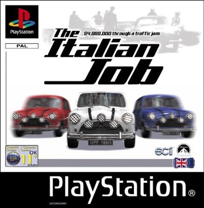 The Italian Job Pal PlayStation 1