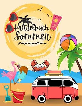 Kritzelbuch Sommer - Ab 1 Jahr: Erstes Ausmalbuch mit Süßen Sommermotiven zum Kritzeln | Perfekt für Mädchen und Jungen zum Ausmalen und Entdecken erster Gegenstände des Sommers